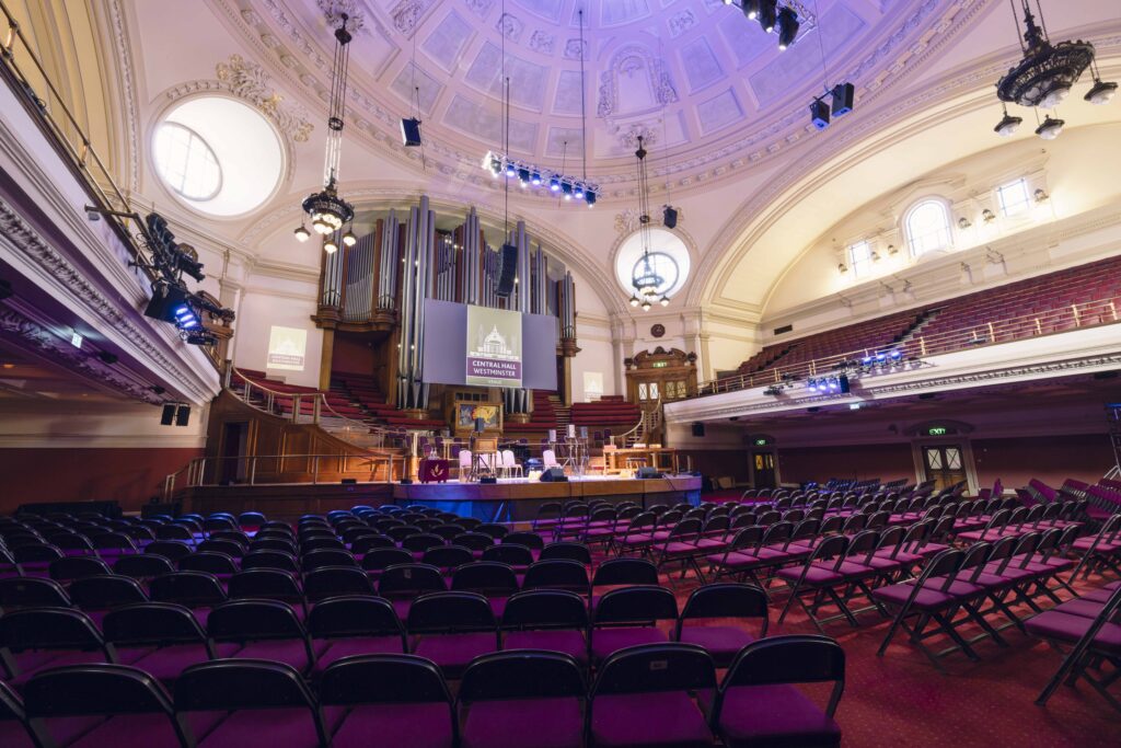 d&b solutions Central Hall Westminster